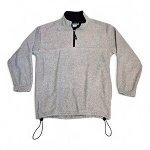 Palmettos Gray Half-Zip Fleece Pullover  Women's S